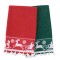 DAS HOME CHRISTMAS ΠΟΤΗΡΟΠΑΝΑ ΣΕΤ 2ΤΜΧ 30X50 0818 GREEN, RED