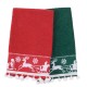 DAS HOME CHRISTMAS ΠΟΤΗΡΟΠΑΝΑ ΣΕΤ 2ΤΜΧ 30X50 0818 GREEN, RED