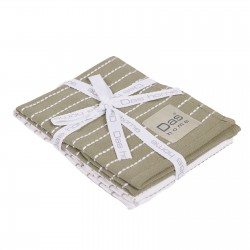 DAS HOME ΣΕΤ ΠΟΤΗΡΟΠΑΝΑ 2ΤΜΧ 30Χ50 0822 GREEN, WHITE