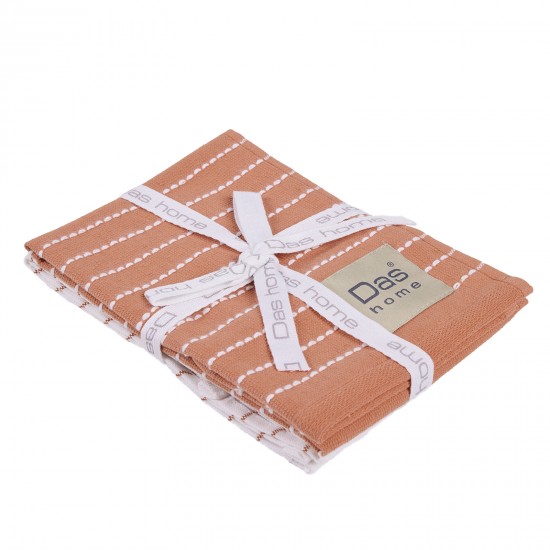 DAS HOME ΣΕΤ ΠΟΤΗΡΟΠΑΝΑ 2ΤΜΧ 30Χ50 0826 TERACOTTA, WHITE