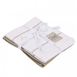 DAS HOME ΣΕΤ ΠΟΤΗΡΟΠΑΝΑ 2ΤΜΧ 30Χ50 0827 GREEN, WHITE