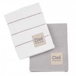 DAS HOME ΣΕΤ ΠΟΤΗΡΟΠΑΝΑ 2ΤΜΧ 30Χ50 0829 GREY, WHITE