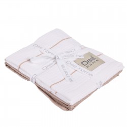 DAS HOME ΣΕΤ ΠΟΤΗΡΟΠΑΝΑ 2ΤΜΧ 30Χ50 0830 TAUPE, WHITE