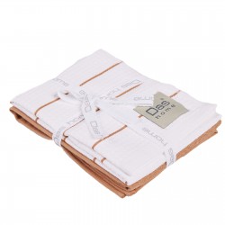 DAS HOME ΣΕΤ ΠΟΤΗΡΟΠΑΝΑ 2ΤΜΧ 30Χ50 0831 TERACOTTA, WHITE