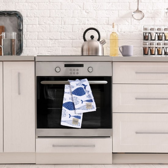 DAS HOME ΣΕΤ ΠΟΤΗΡΟΠΑΝΑ 2ΤΜΧ 40Χ60 0737 BLUE, WHITE DAS HOME ΣΕΤ ΠΟΤΗΡΟΠΑΝΑ 2ΤΜΧ 40Χ60 0737 BLUE, WHITE