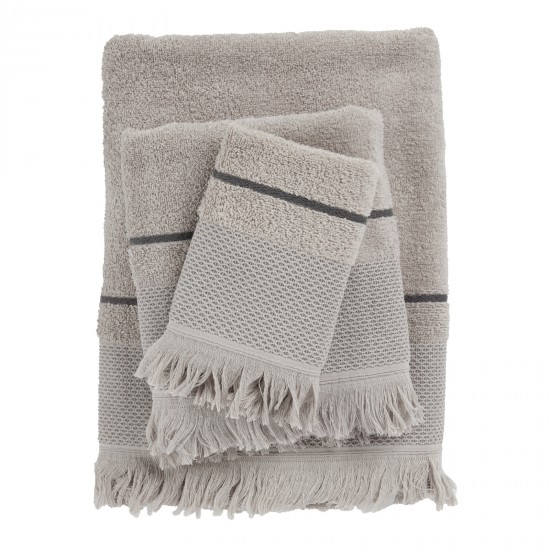 DAS HOME ΣΕΤ ΠΕΤΣΕΤΕΣ 3ΤΕΜΑΧΙΩΝ BEST 0841 GREY