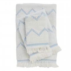 DAS HOME ΣΕΤ ΠΕΤΣΕΤΕΣ 3ΤΕΜΑΧΙΩΝ BEST 0870 DUSTY BLUE