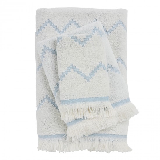 DAS HOME ΣΕΤ ΠΕΤΣΕΤΕΣ 3ΤΕΜΑΧΙΩΝ BEST 0870 DUSTY BLUE