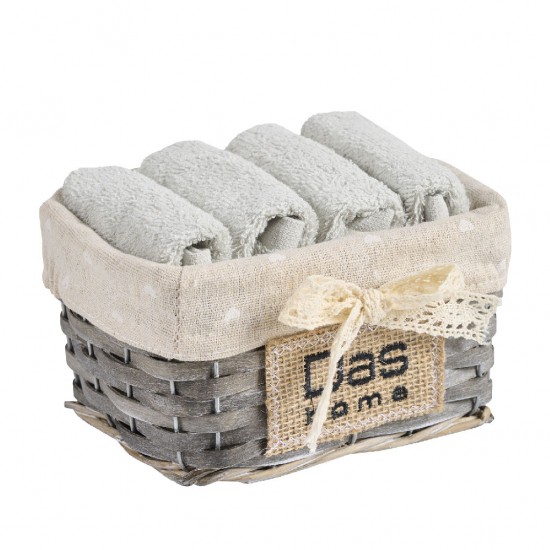 DAS HOME ΣΕΤ ΠΕΤΣΕΤΕΣ 4ΤΕΜΑΧΙΩΝ SOFT 4002 LIGHT GREEN DAS HOME ΣΕΤ ΠΕΤΣΕΤΕΣ 4ΤΕΜΑΧΙΩΝ SOFT 4002 LIGHT GREEN