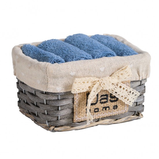 DAS HOME ΣΕΤ ΠΕΤΣΕΤΕΣ 4ΤΕΜΑΧΙΩΝ SOFT 4004 BLUE DAS HOME ΣΕΤ ΠΕΤΣΕΤΕΣ 4ΤΕΜΑΧΙΩΝ SOFT 4004 BLUE