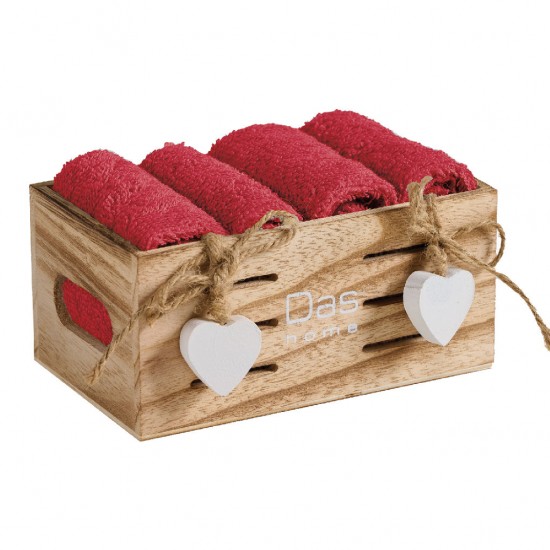 DAS HOME ΣΕΤ ΠΕΤΣΕΤΕΣ 4ΤΕΜΑΧΙΩΝ SOFT 4009 RED DAS HOME ΣΕΤ ΠΕΤΣΕΤΕΣ 4ΤΕΜΑΧΙΩΝ SOFT 4009 RED