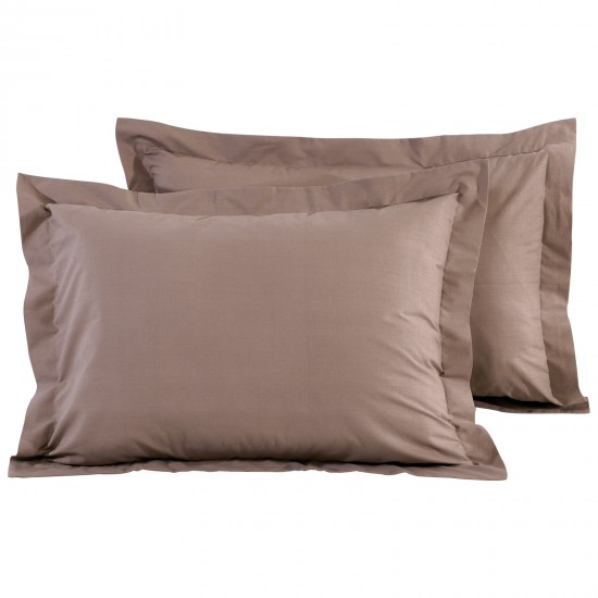 DAS HOME 1003 ΖΕΥΓΟΣ ΜΑΞΙΛΑΡΟΘΗΚΕΣ DARK NUDE DARK NUDE