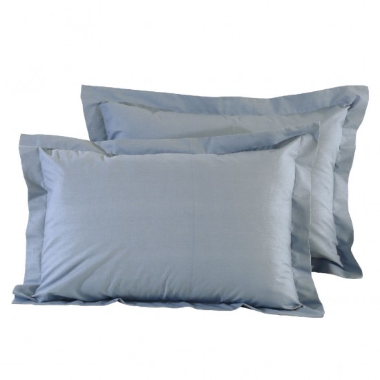 DAS HOME 1006 ΖΕΥΓΟΣ ΜΑΞΙΛΑΡΟΘΗΚΕΣ DUSTY BLUE DUSTY BLUE