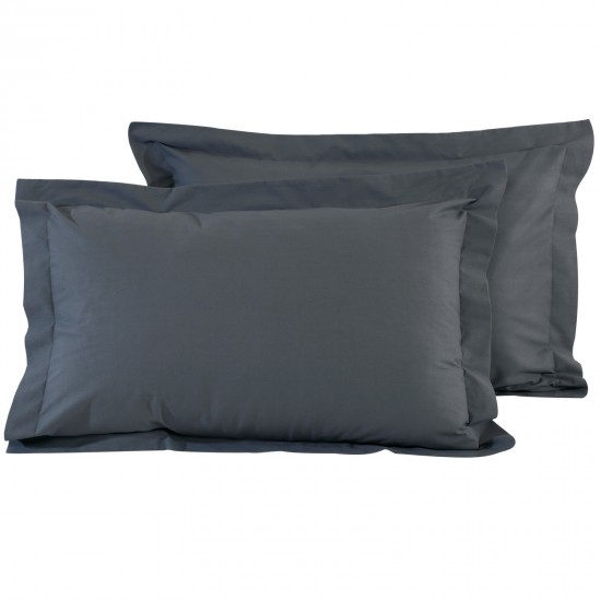 DAS HOME ΖΕΥΓΟΣ ΜΑΞΙΛΑΡΟΘΗΚΕΣ DARK GREY 1007 DARK GREY