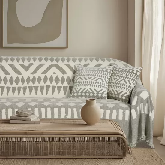 DAS HOME ΜΑΞΙΛΑΡΙ ΦΙΓΟΥΡΑΣ 40Χ40 0276 CREAM, TAUPE