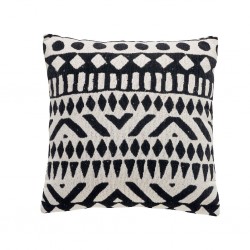 DAS HOME ΜΑΞΙΛΑΡΙ ΦΙΓΟΥΡΑΣ 40Χ40 0277 BLACK, CREAM