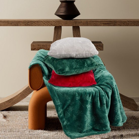 DAS HOME ΜΑΞΙΛΑΡΙ ΦΙΓΟΥΡΑΣ 40X40 CHRISTMAS 1375 RED