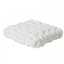 DAS HOME ΔΙΑΚΟΣΜΗΤΙΚΟ ΜΑΞΙΛΑΡΙ 40X40 2285 WHITE