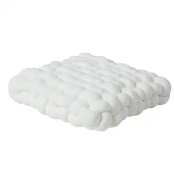DAS HOME ΔΙΑΚΟΣΜΗΤΙΚΟ ΜΑΞΙΛΑΡΙ 40X40 2285 WHITE