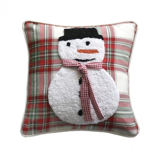 DAS HOME CHRISTMAS ΜΑΞΙΛΑΡΙ ΦΙΓΟΥΡΑΣ 40X40 0847 RED, WHITE