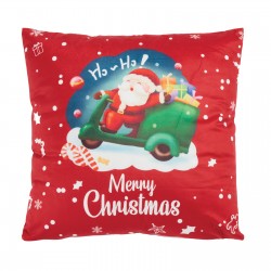 DAS HOME CHRISTMAS ΜΑΞΙΛΑΡΙ ΦΙΓΟΥΡΑΣ 45X45 0852 RED