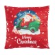DAS HOME CHRISTMAS ΜΑΞΙΛΑΡΙ ΦΙΓΟΥΡΑΣ 45X45 0852 RED