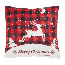 DAS HOME CHRISTMAS ΜΑΞΙΛΑΡΙ ΦΙΓΟΥΡΑΣ 45X45 0853 RED
