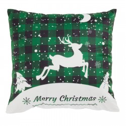 DAS HOME CHRISTMAS ΜΑΞΙΛΑΡΙ ΦΙΓΟΥΡΑΣ 45X45 0854 GREEN
