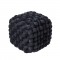 DAS HOME ΔΙΑΚΟΣΜΗΤΙΚΟ ΠΟΥΦ 43Χ43Χ40 2271 BLACK