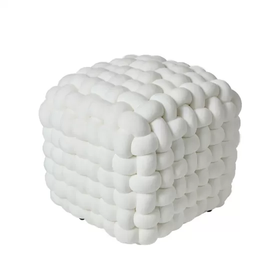DAS HOME ΔΙΑΚΟΣΜΗΤΙΚΟ ΠΟΥΦ 43Χ43Χ40 2275 WHITE DAS HOME ΔΙΑΚΟΣΜΗΤΙΚΟ ΠΟΥΦ 43Χ43Χ40 2275 WHITE