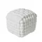 DAS HOME ΔΙΑΚΟΣΜΗΤΙΚΟ ΠΟΥΦ 43Χ43Χ40 2275 WHITE