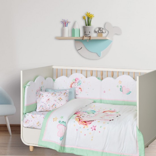 DAS BABY ΠΑΝΤΑ ΚΟΥΝΙΑΣ FUN DIGITAL PRINT 4919 MINT, PINK, WHITE DAS BABY ΠΑΝΤΑ ΚΟΥΝΙΑΣ FUN DIGITAL PRINT 4919 MINT, PINK, WHITE