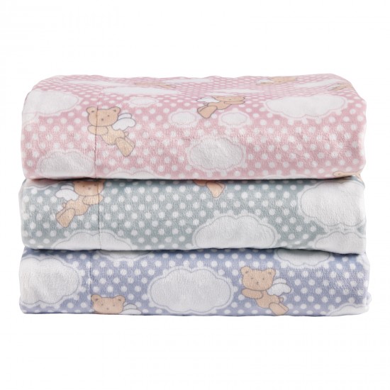 DAS BABY ΚΟΥΒΕΡΤΑ FLEECE ΑΓΚΑΛΙΑΣ RELAX 4903 BLUE