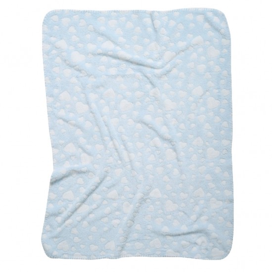 DAS BABY ΚΟΥΒΕΡΤΑ FLEECE 75X100 RELAX 4908 LIGHT BLUE