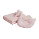 DAS BABY ΚΟΥΒΕΡΤΑ ΠΙΚΕ ΑΓΚΑΛΙΑΣ RELAX 4956 PINK, WHITE