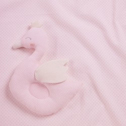 DAS BABY ΚΟΥΒΕΡΤΑ ΠΙΚΕ ΑΓΚΑΛΙΑΣ RELAX 4956 PINK, WHITE