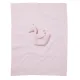 DAS BABY ΚΟΥΒΕΡΤΑ ΠΙΚΕ 75X100 RELAX 4956 PINK, WHITE