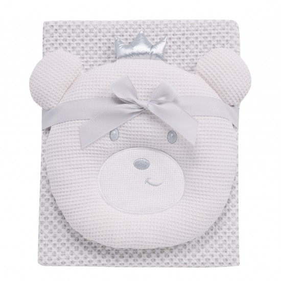 DAS BABY ΚΟΥΒΕΡΤΑ ΠΙΚΕ ΑΓΚΑΛΙΑΣ RELAX 4958 GREY, WHITE