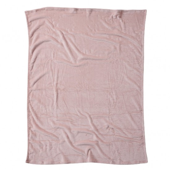 DAS BABY ΚΟΥΒΕΡΤΑ VELOUR 80X110 RELAX 1346 ΡΟΖ