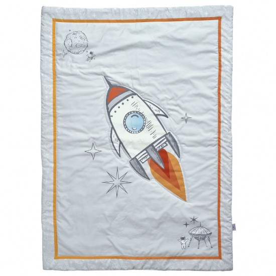 DAS BABY ΚΟΥΒΕΡΛΙ FUN 4877 ΓΚΡΙ, ΚΙΤΡΙΝΟ, ΜΠΛΕ