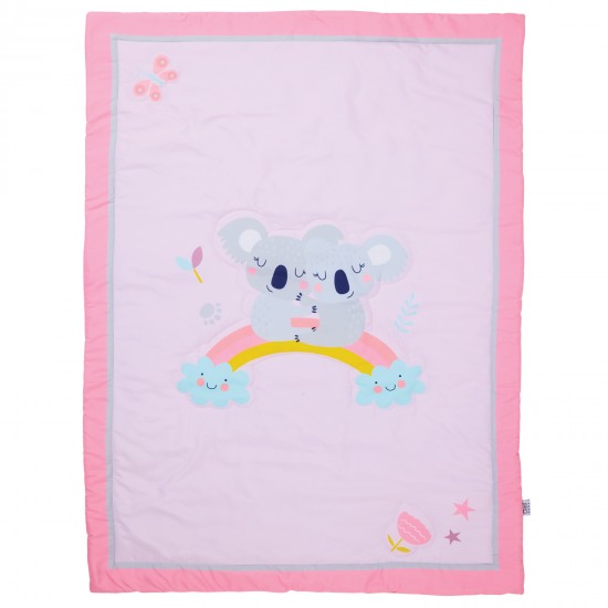 DAS BABY ΚΟΥΒΕΡΛΙ ΚΟΥΝΙΑΣ FUN 4934 GREY, PINK