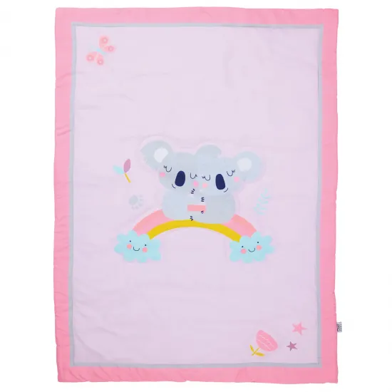 DAS BABY ΚΟΥΒΕΡΛΙ FUN 4934 GREY, PINK