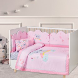 DAS BABY ΚΟΥΒΕΡΛΙ ΚΟΥΝΙΑΣ FUN 4934 GREY, PINK