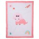 DAS BABY ΚΟΥΒΕΡΛΙ ΚΟΥΝΙΑΣ FUN 4936 PINK, WHITE