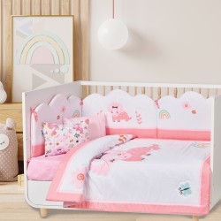 DAS BABY ΚΟΥΒΕΡΛΙ ΚΟΥΝΙΑΣ FUN 4936 PINK, WHITE