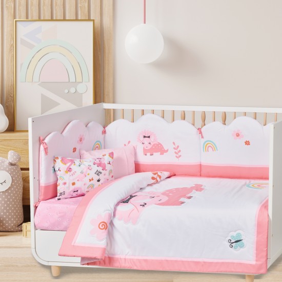 DAS BABY ΚΟΥΒΕΡΛΙ ΚΟΥΝΙΑΣ FUN 4936 PINK, WHITE