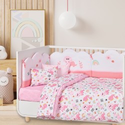 DAS BABY ΣΕΤ ΣΕΝΤΟΝΙΑ ΚΟΥΝΙΑΣ FUN 4936 PINK, WHITE