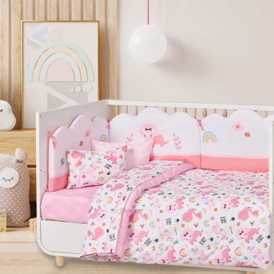 DAS BABY ΣΕΤ ΣΕΝΤΟΝΙΑ ΚΟΥΝΙΑΣ FUN 4936 PINK, WHITE
