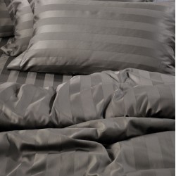 Σετ Σεντόνια Υπέρδιπλα Ζακάρ Dark Grey