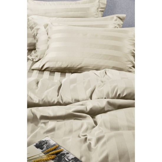 Παπλωματοθήκη Μονή Ζακάρ Ecru